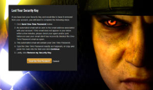 Lost Security Key
